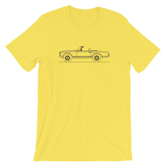 Mercedes-Benz SL 280 W113 silhouette T-shirt design