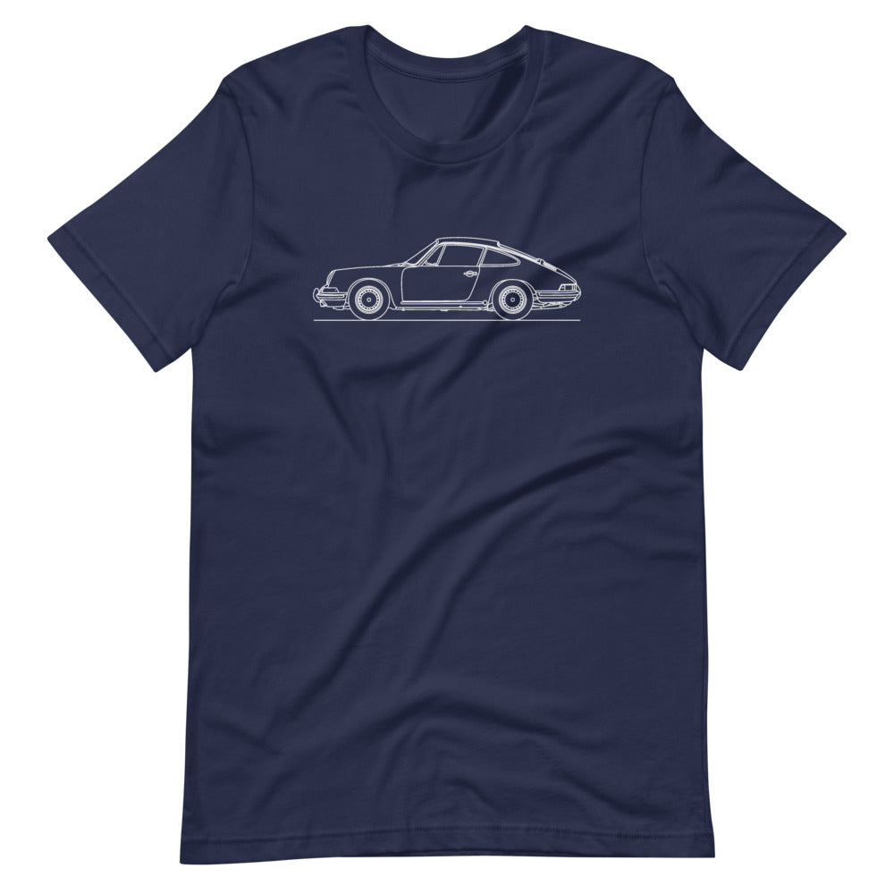 Porsche 911 Classic T-shirt Navy - Artlines Design