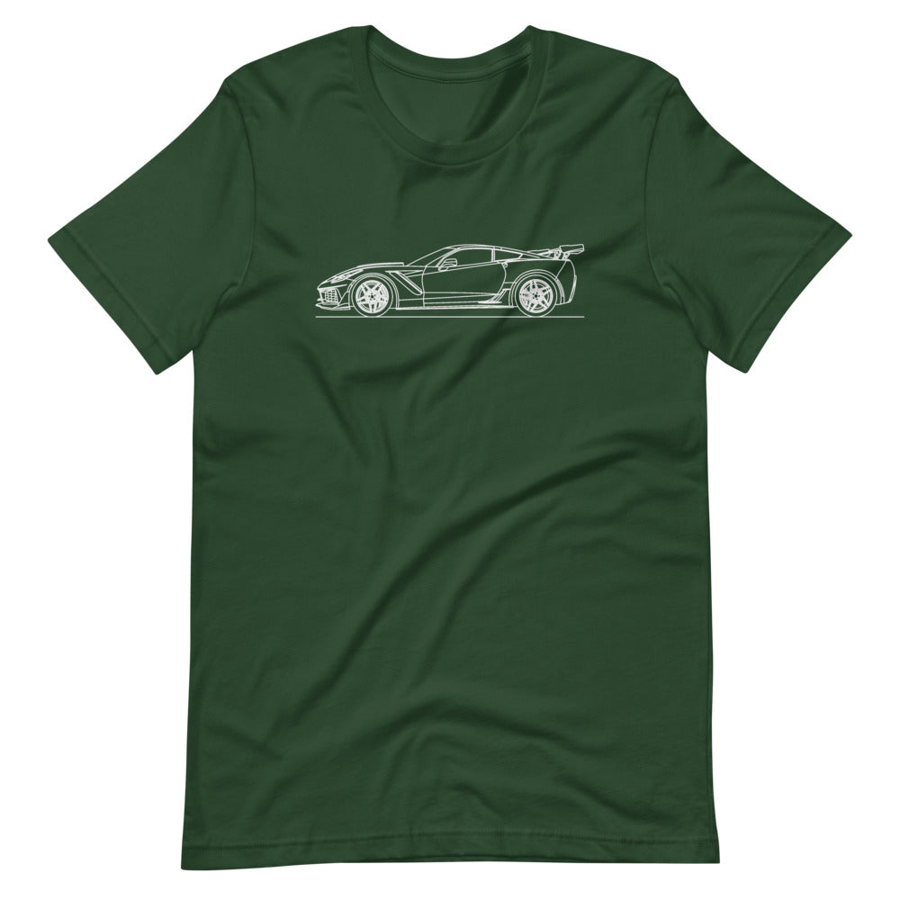 Chevrolet Corvette C7 ZR1 t-shirt design