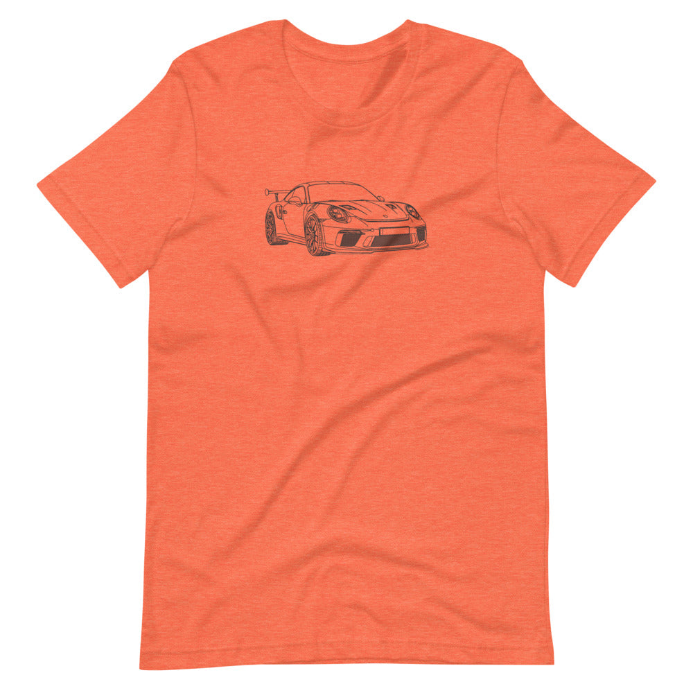 Porsche 911 991.2 GT3 RS FTQ T-shirt Heather Orange