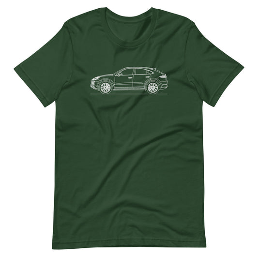 Porsche Cayenne E3 Turbo S Coupé silhouette T-shirt