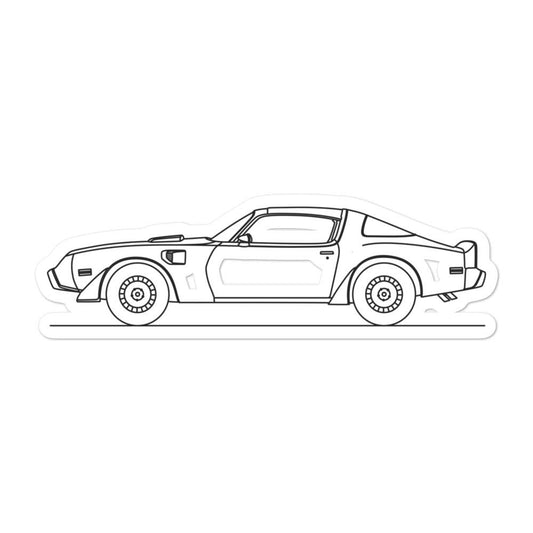 Pontiac Firebird Trans Am Sticker - Artlines Design