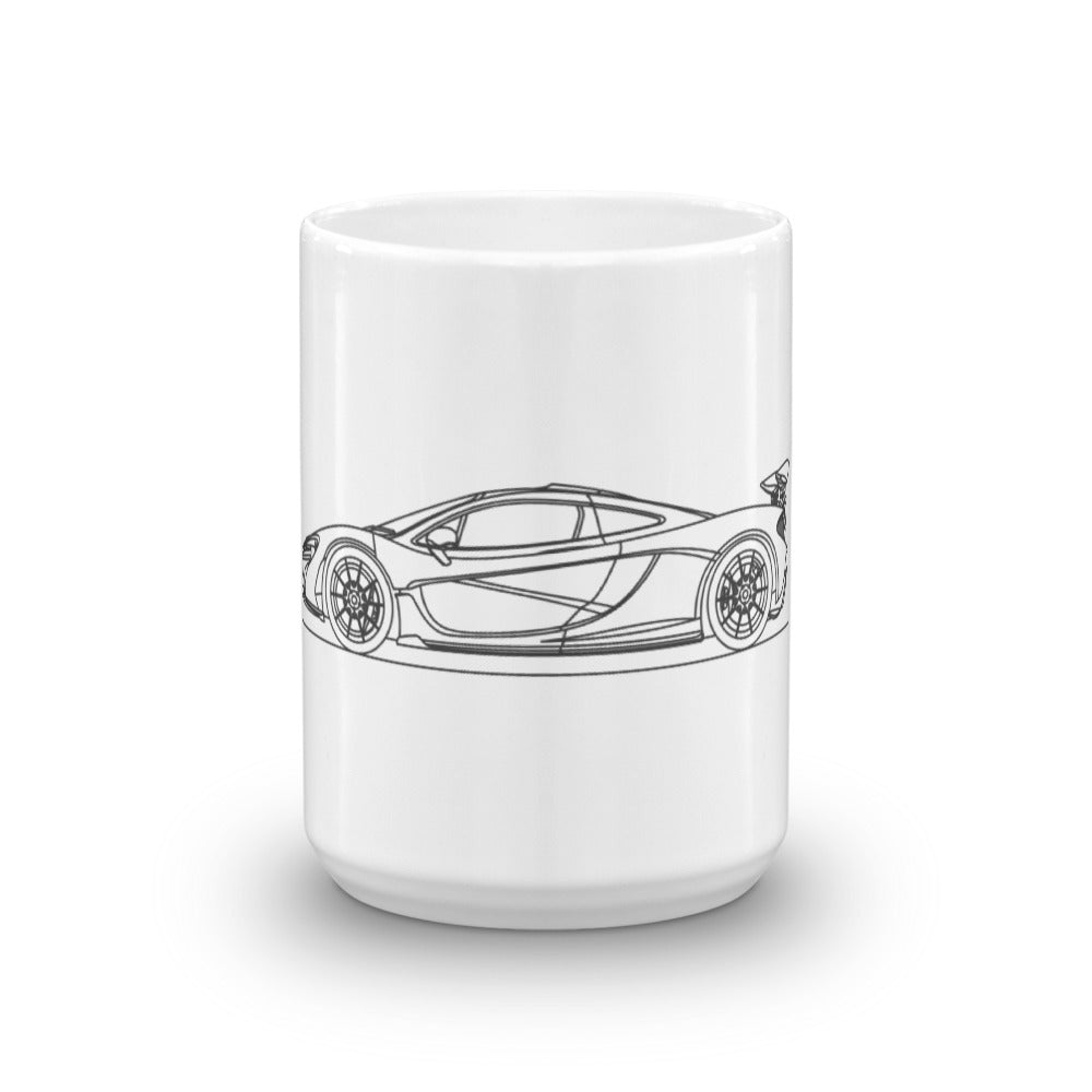 McLaren P1 mug featuring a sleek design.