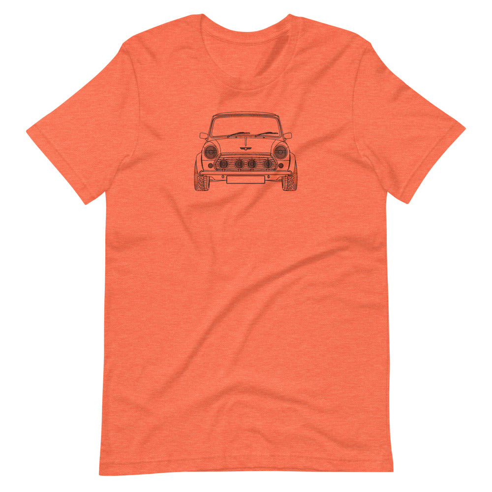 Mini MK1 front t-shirt in vibrant design