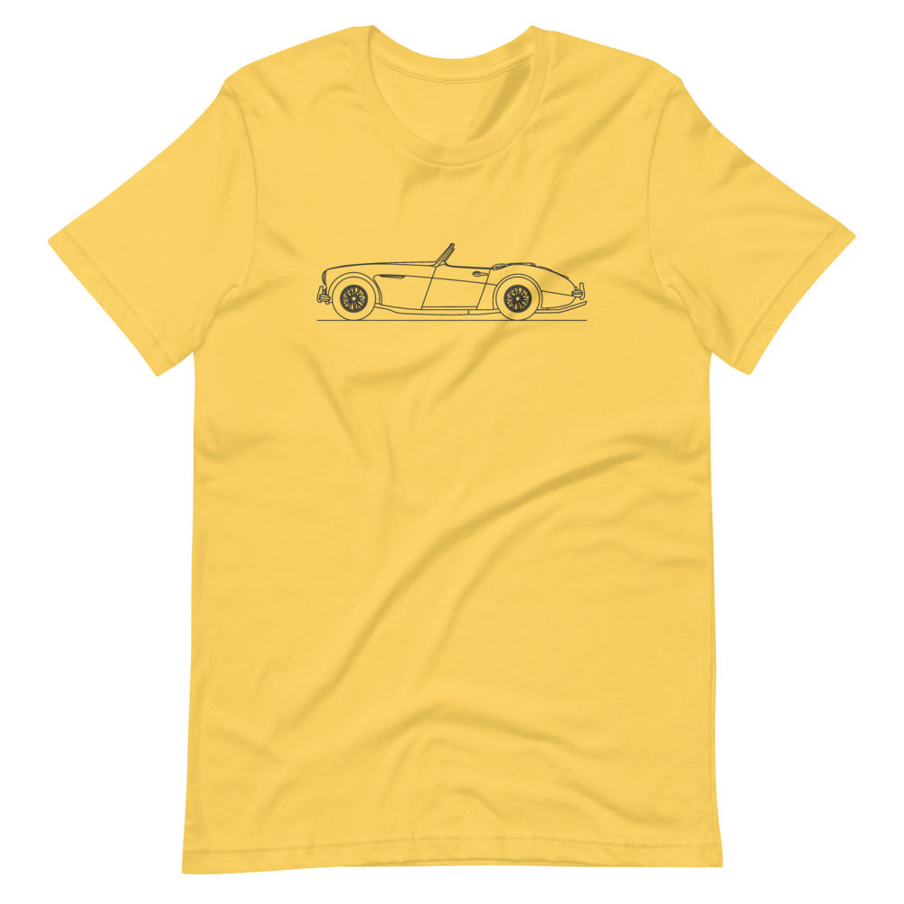 Austin Healey 3000 t-shirt design displayed.