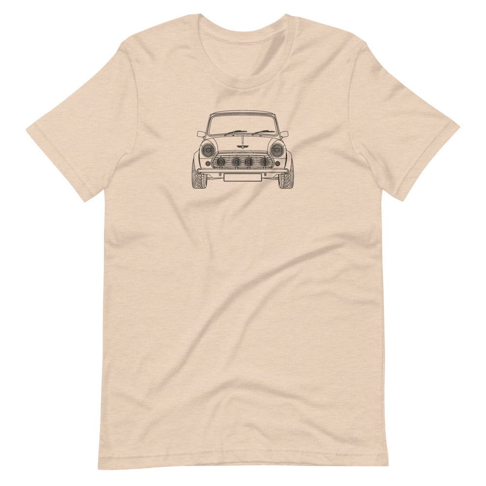 mini-mk1 front t-shirt in vibrant colors