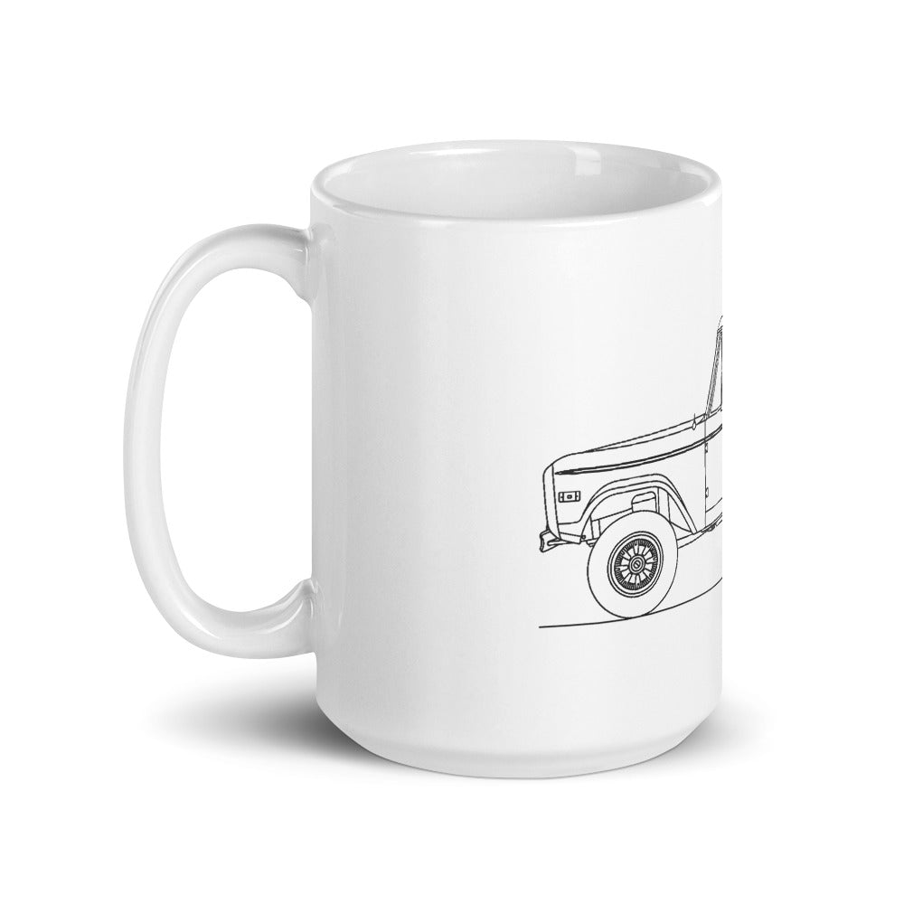 Ford Bronco Uncut 1st Gen Mug