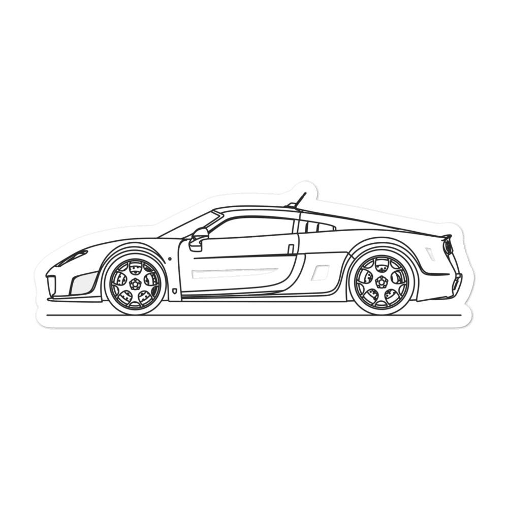 Noble M600 Silhouette sticker for automotive enthusiasts