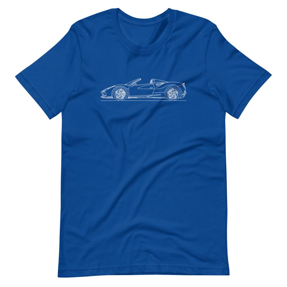 Ferrari F8 Tributo Spider t-shirt design
