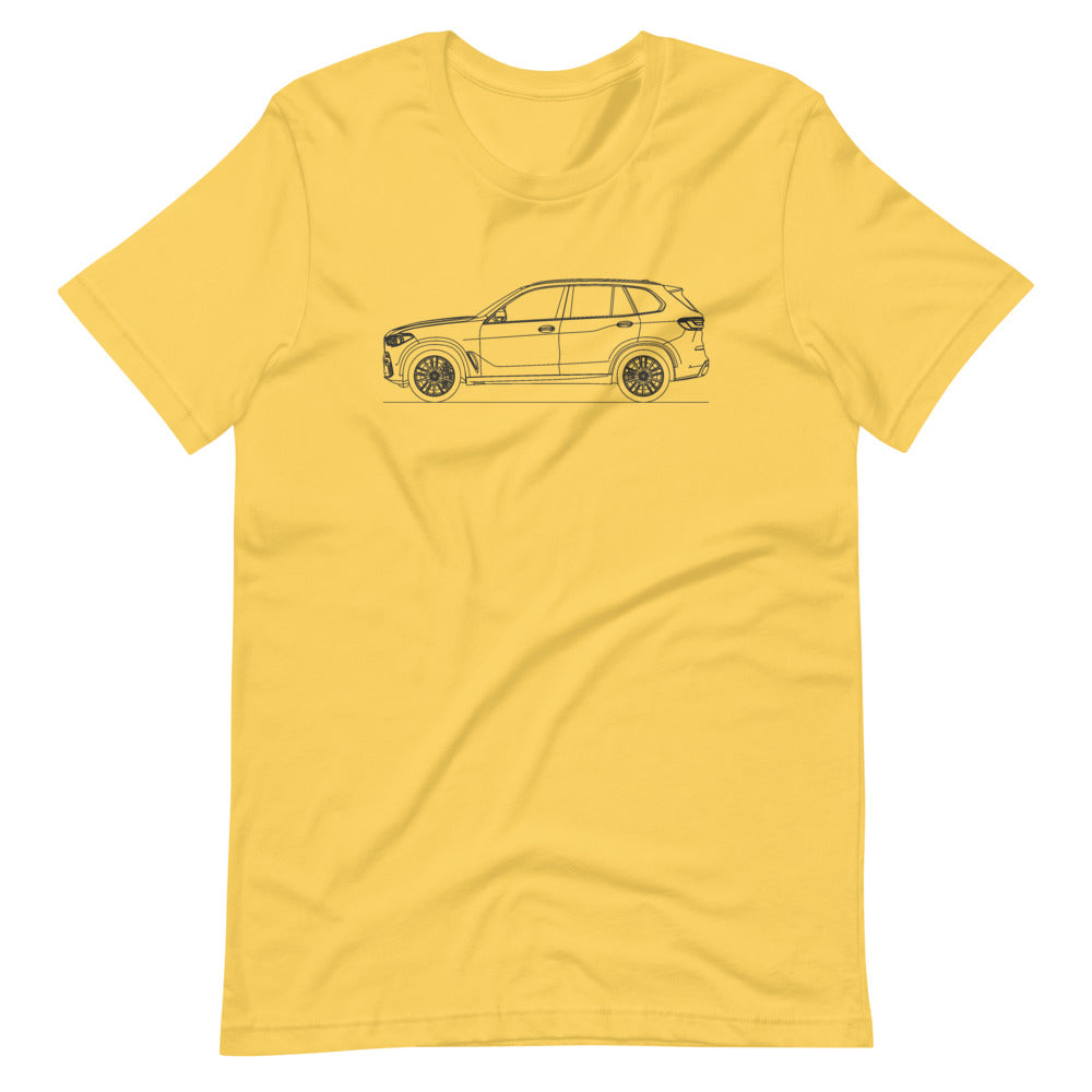 BMW G05 X5 T-shirt Yellow - Artlines Design