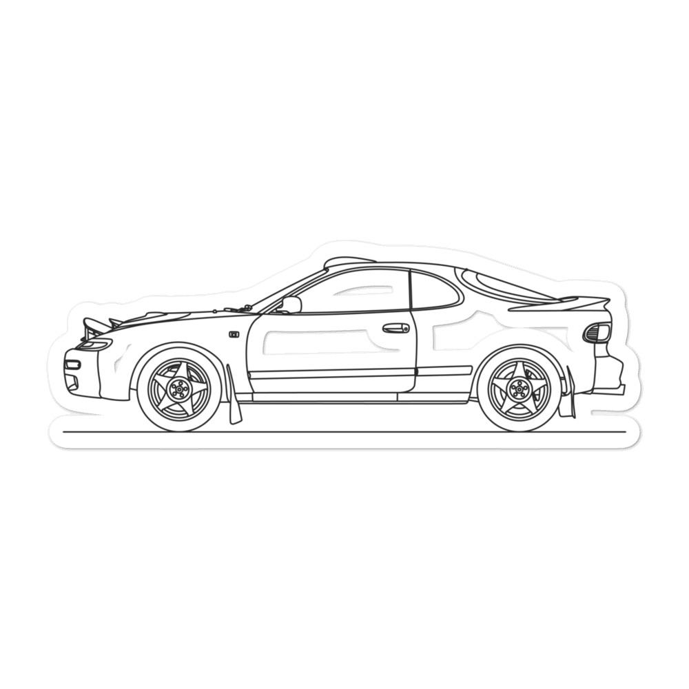Toyota Celica ST185 GT4 Sticker - Artlines Design