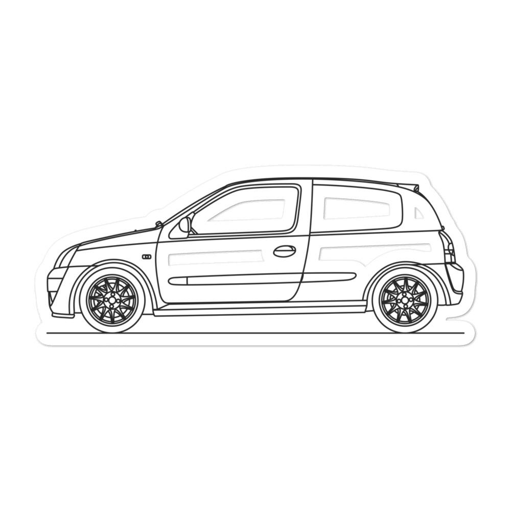 Renault Clio 172 Cup Sticker - Artlines Design