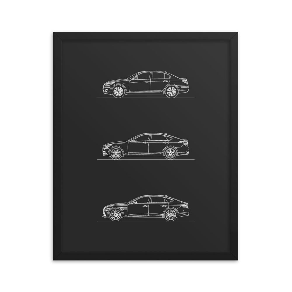 Hyundai Genesis Evolution Poster