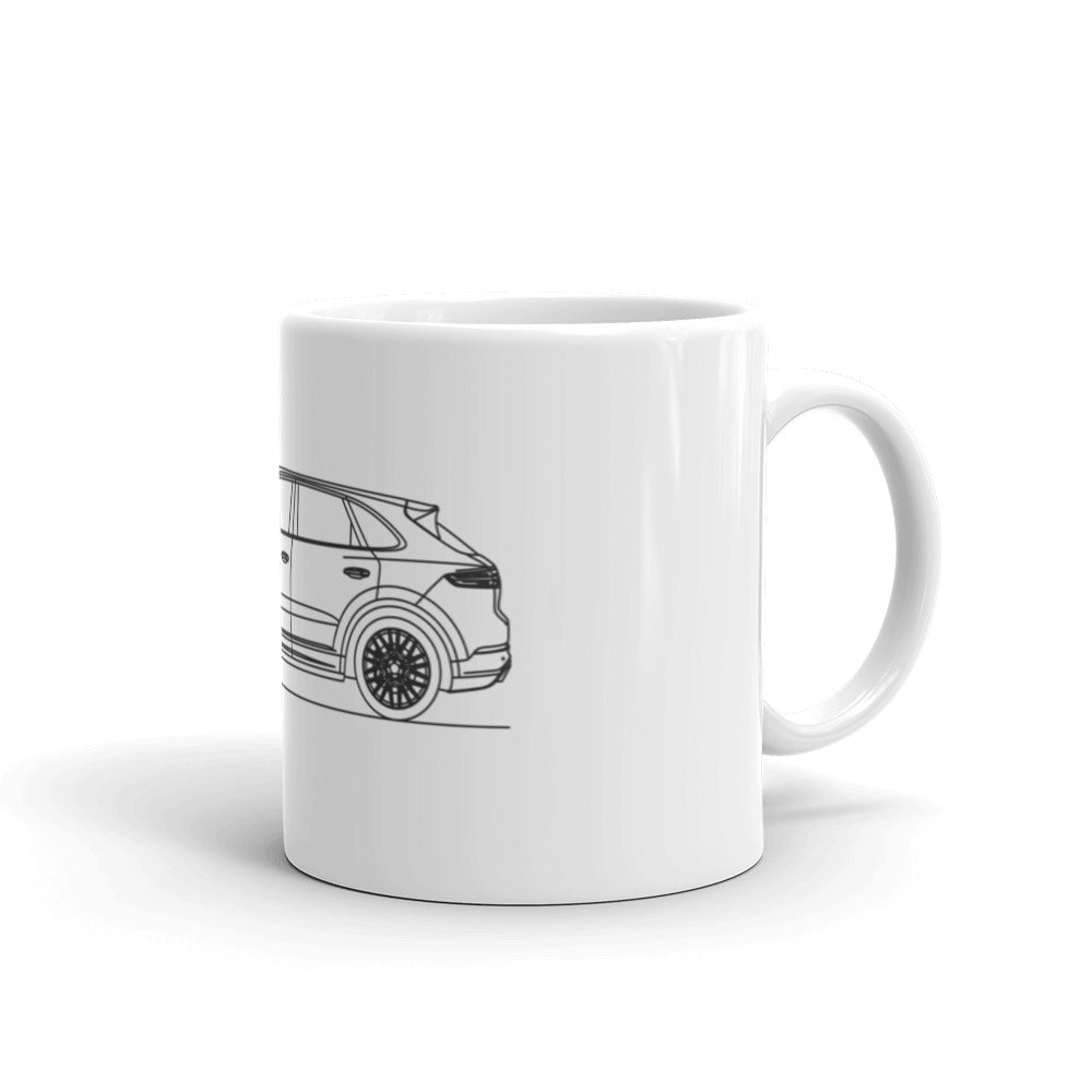 Porsche Cayenne S PO536 mug in 15oz size