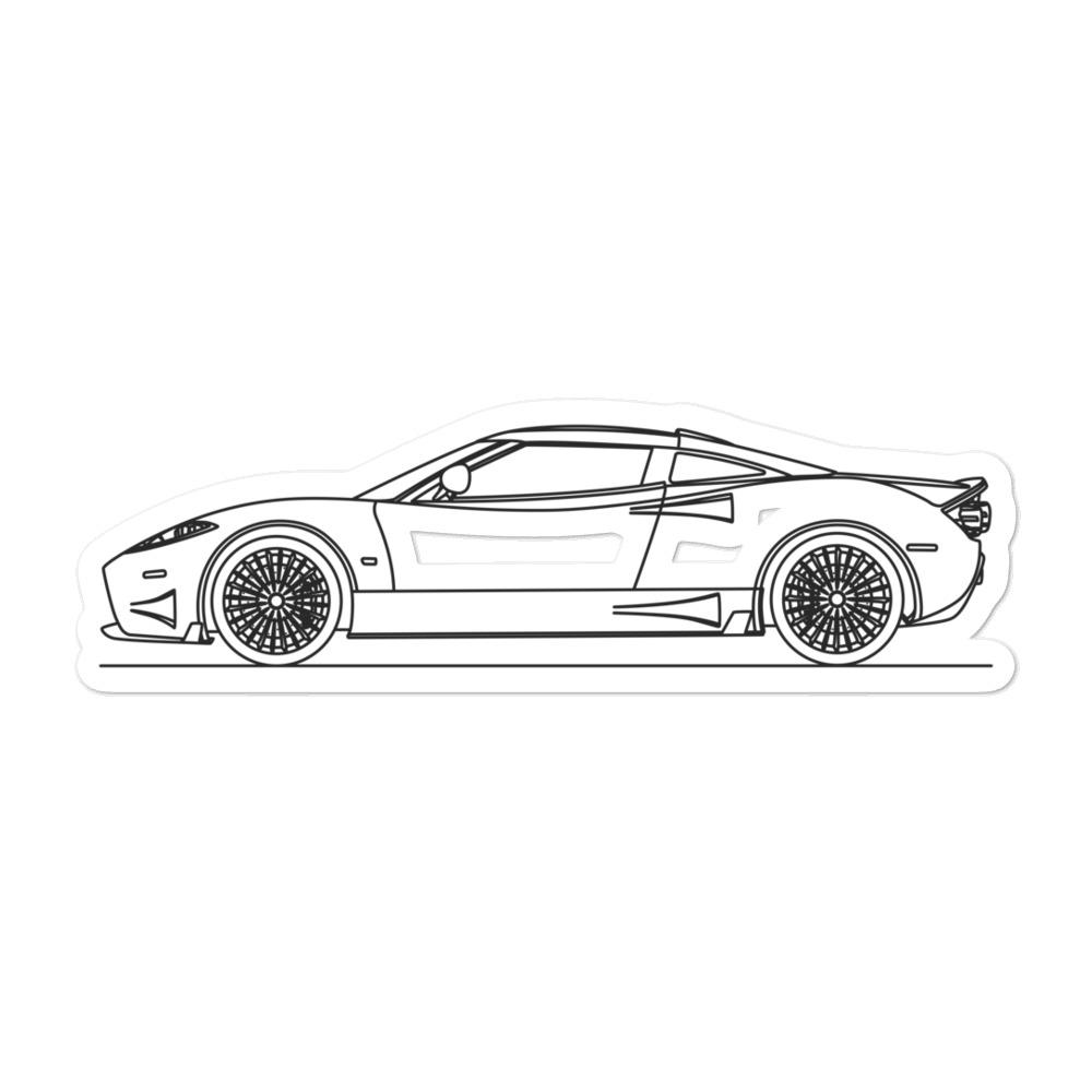 Spyker C8 Preliator Sticker - Artlines Design