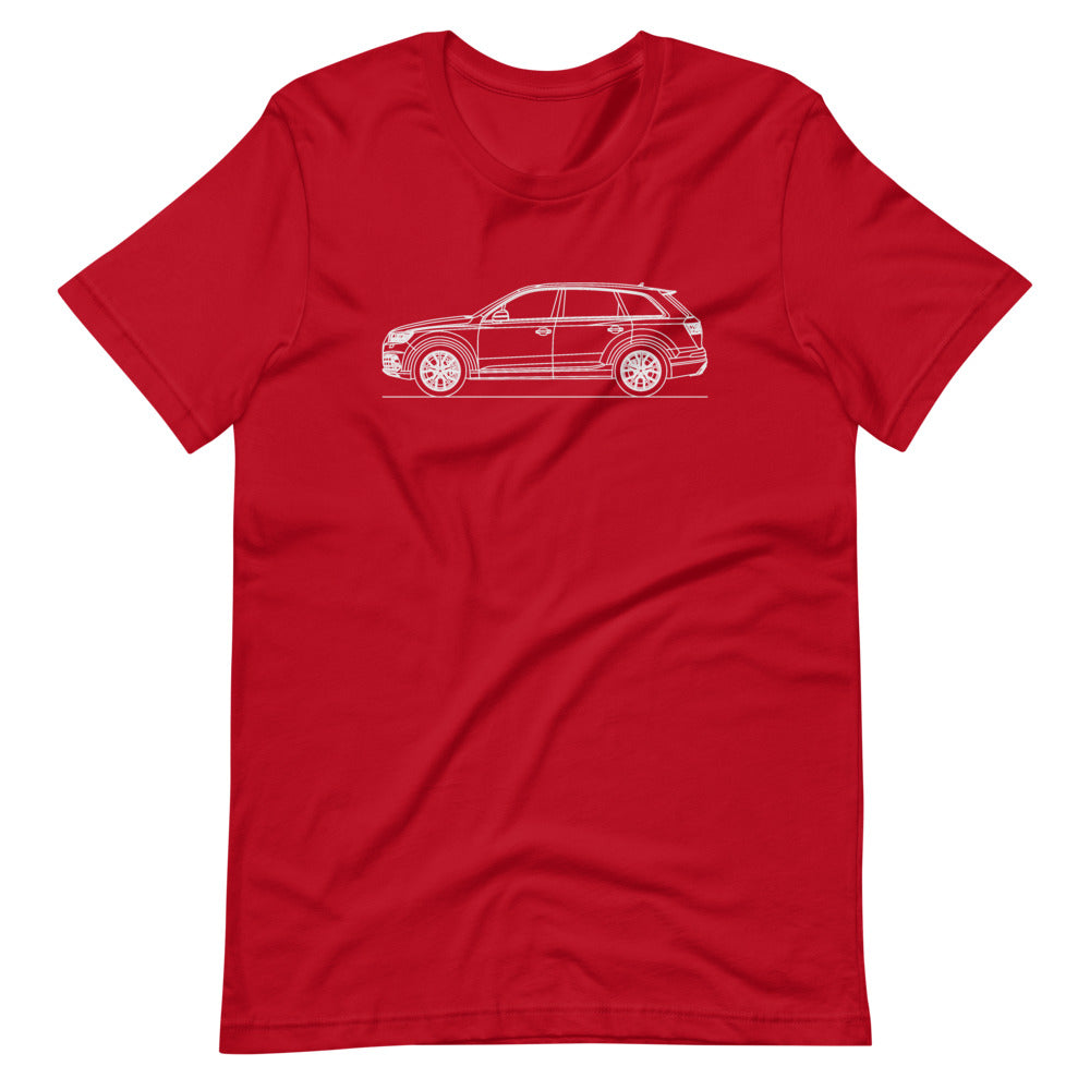 Audi 4M SQ7 t-shirt design on display