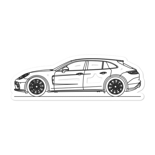 Porsche Panamera Turbo Sport Turismo 971 outline sticker