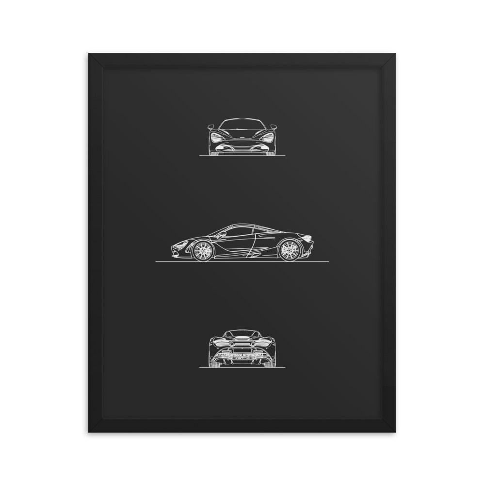 McLaren 720S FSR Poster