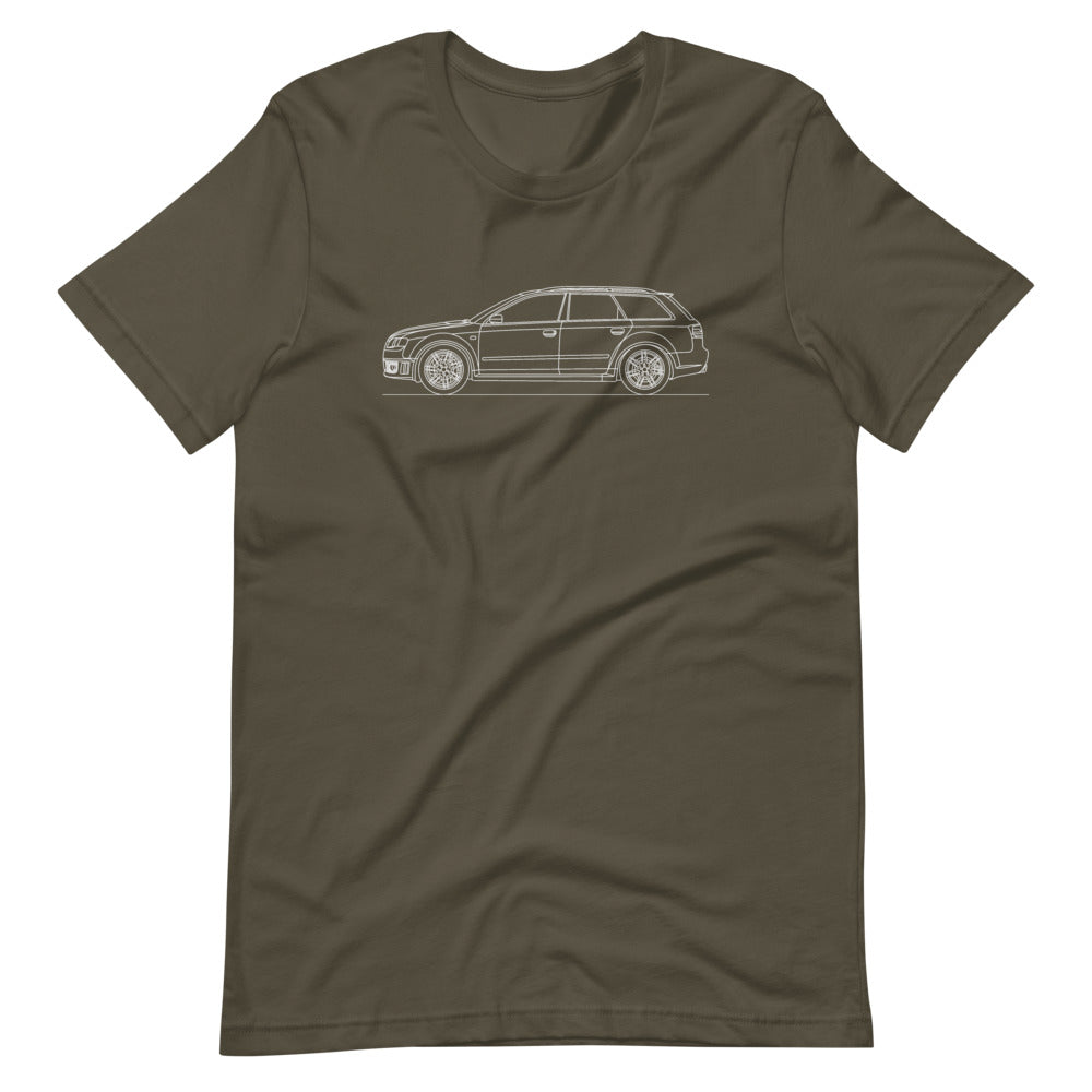audi b7 rs4 avant t-shirt design