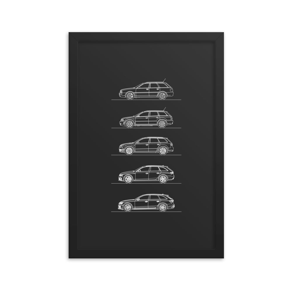 Audi RS4 Avant Evolution Poster