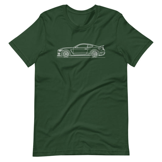 Ford Mustang GT350R silhouette graphic T-shirt