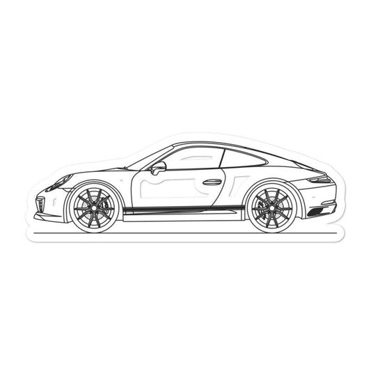 Porsche 911 991.2 Carrera T Sticker - Artlines Design