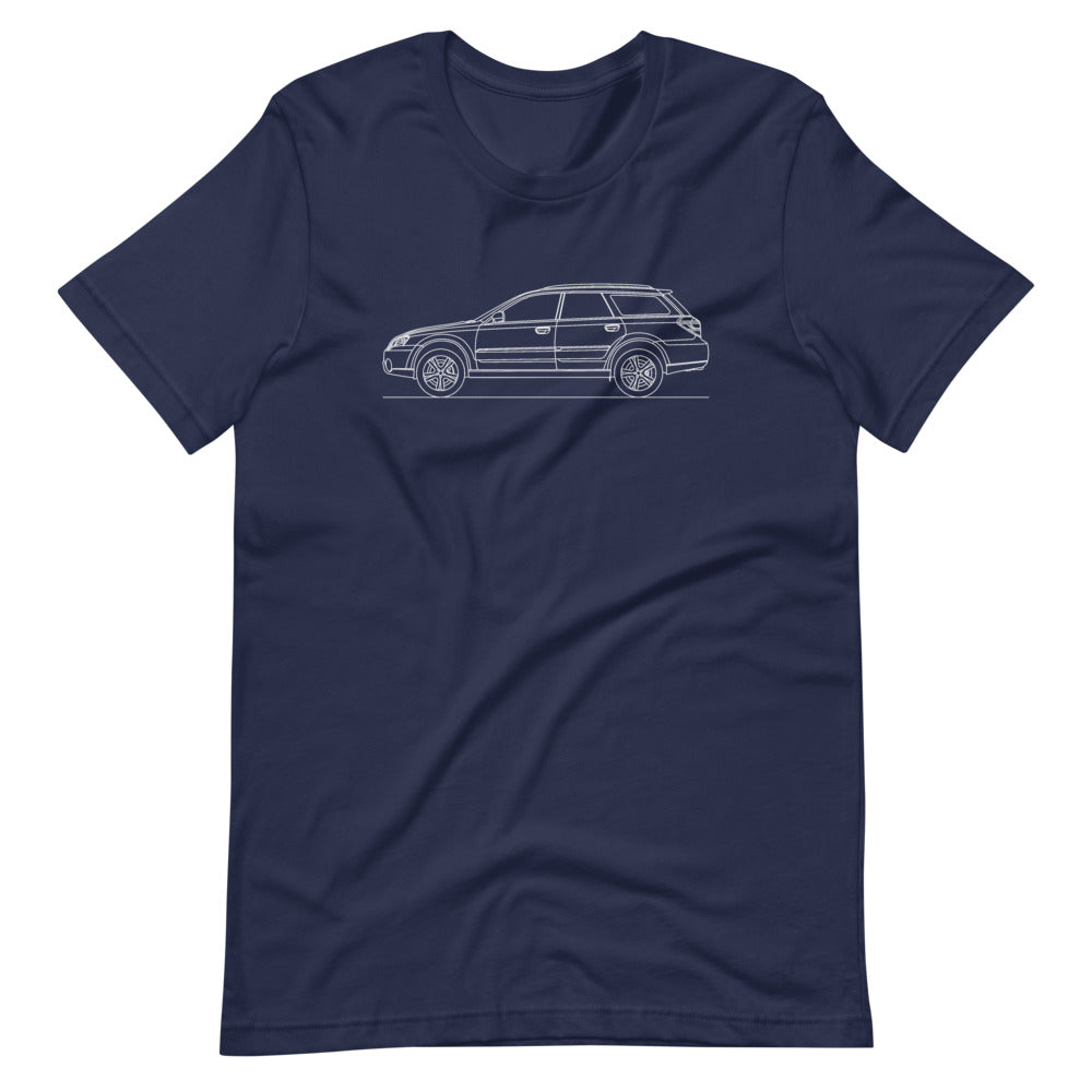 Subaru Outback BP t-shirt in vibrant design
