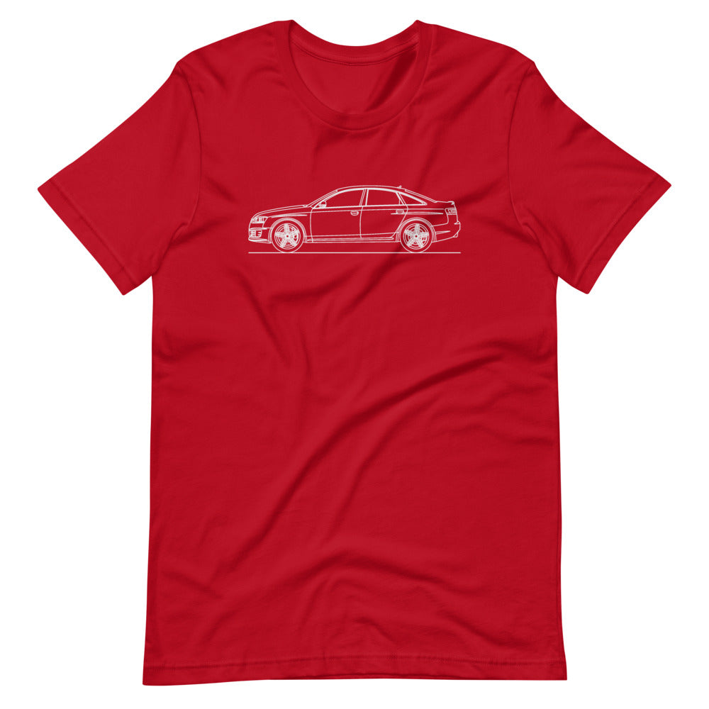 Audi C6 RS6 Sedan t-shirt design displayed