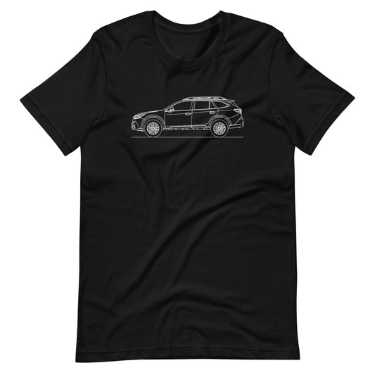 Subaru Outback BT t-shirt in vibrant colors