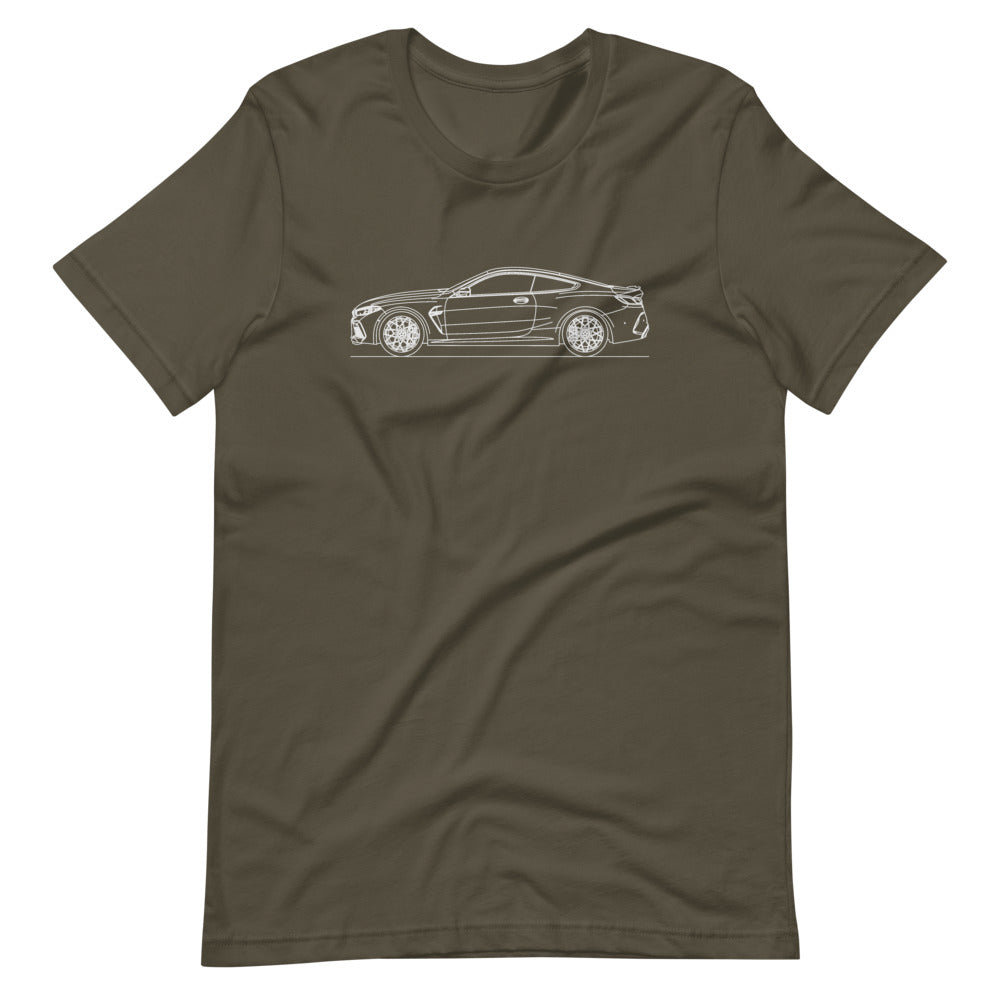 BMW F92 M8 T-shirt Army - Artlines Design