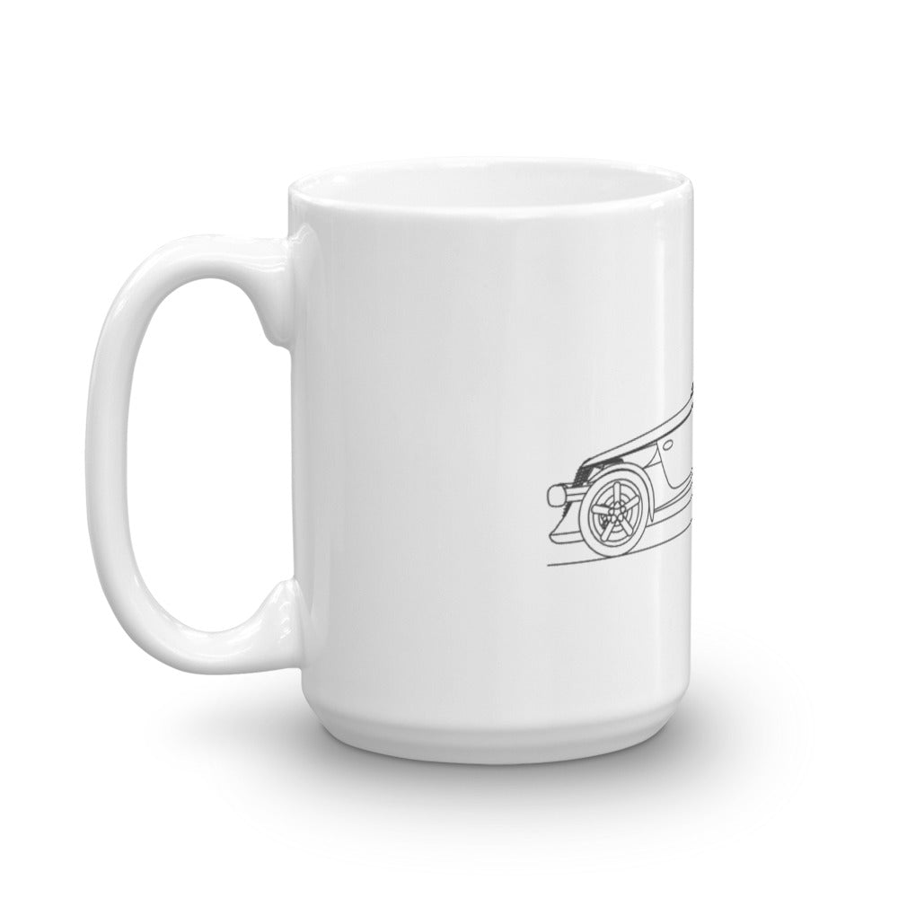 Plymouth Prowler mug on a white background