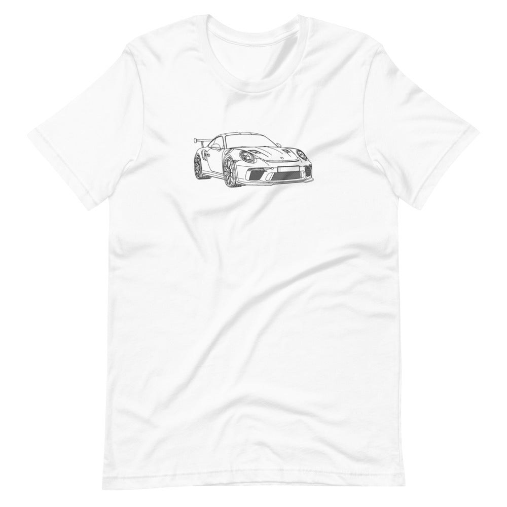Porsche 911 991.2 GT3 RS FTQ T-shirt White
