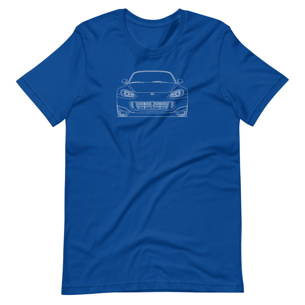 Honda S2000 Front Outline t-shirt design displayed