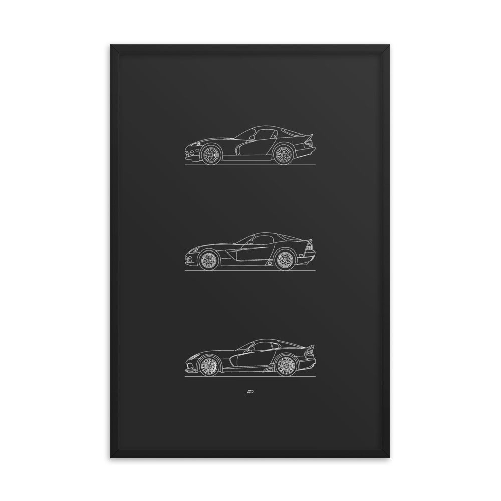 Dodge Viper Evolution Poster