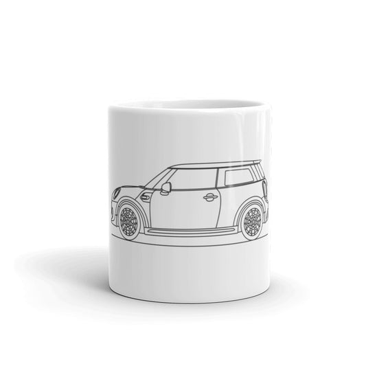 MINI Cooper R56 silhouette on stylish mug