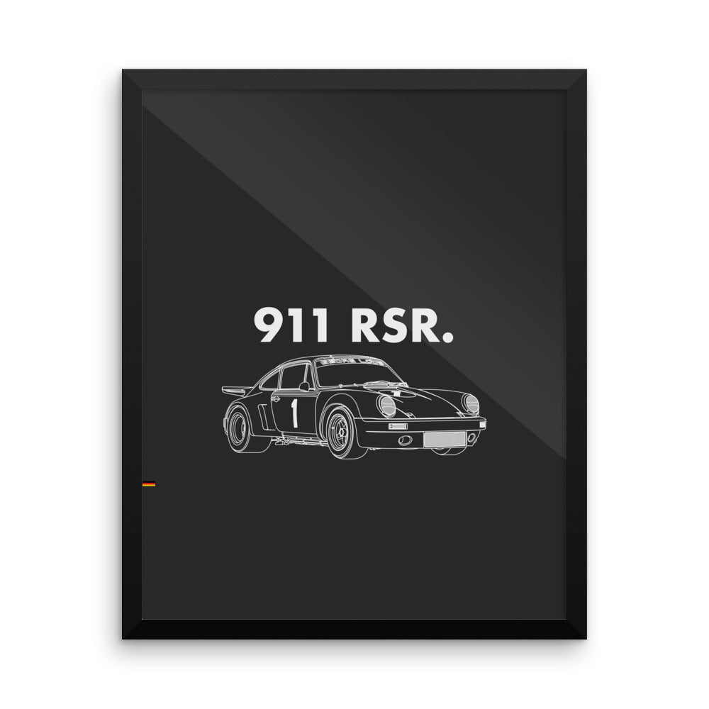 Porsche 911 1974 RSR Poster