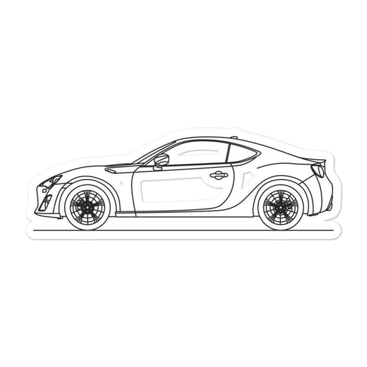Subaru BRZ Sticker - Artlines Design
