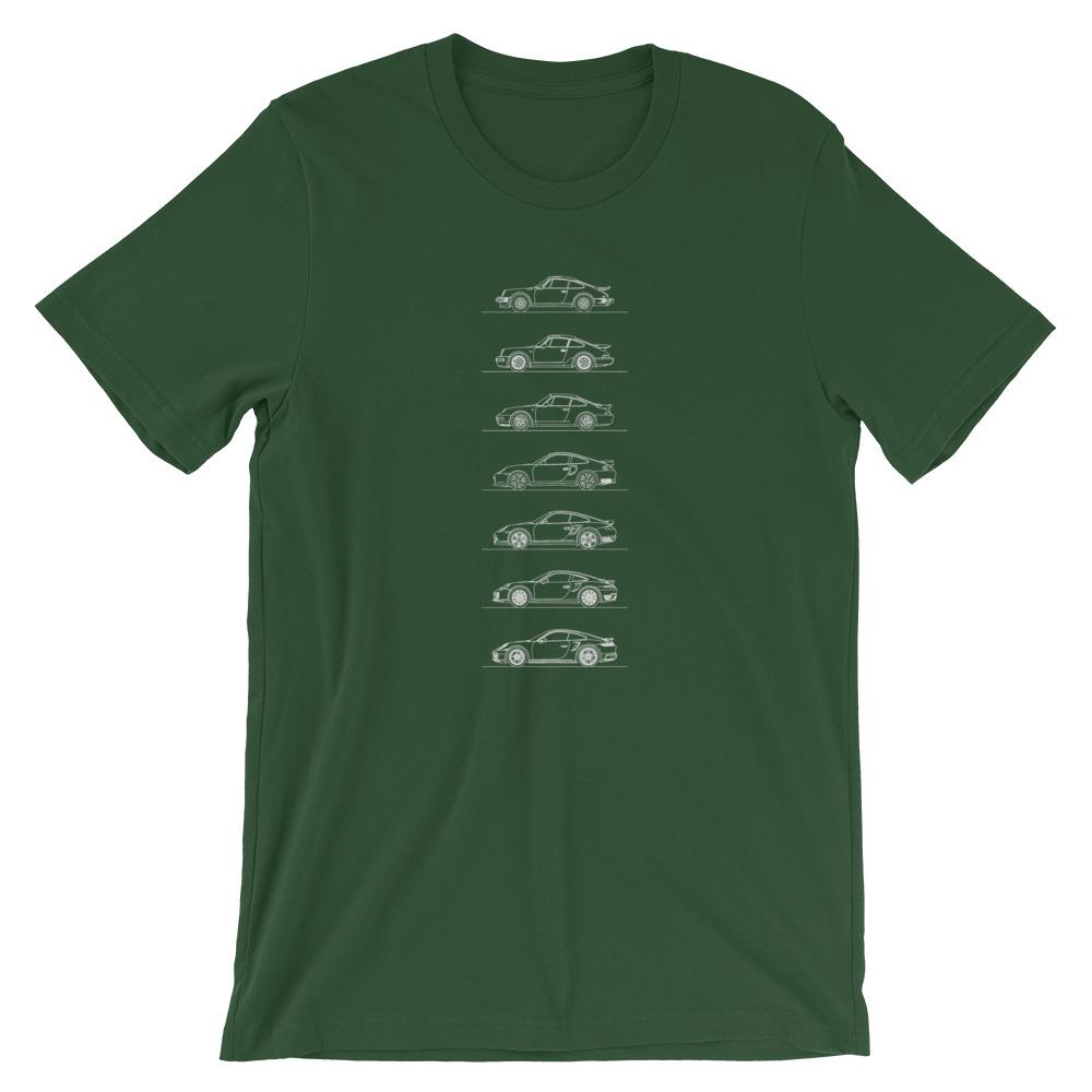 Porsche 911 Turbo Evolution t-shirt design.