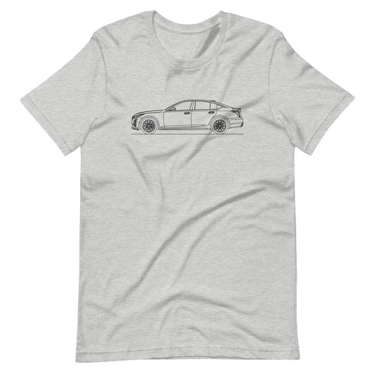 Cadillac CT5-V T-shirt Athletic Heather - Artlines Design
