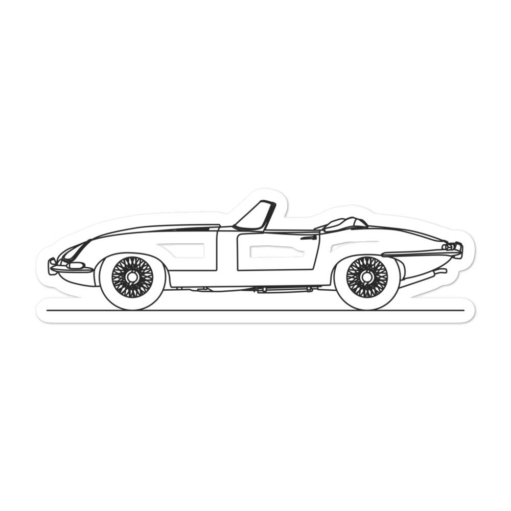 Jaguar E-Type Sticker - Artlines Design
