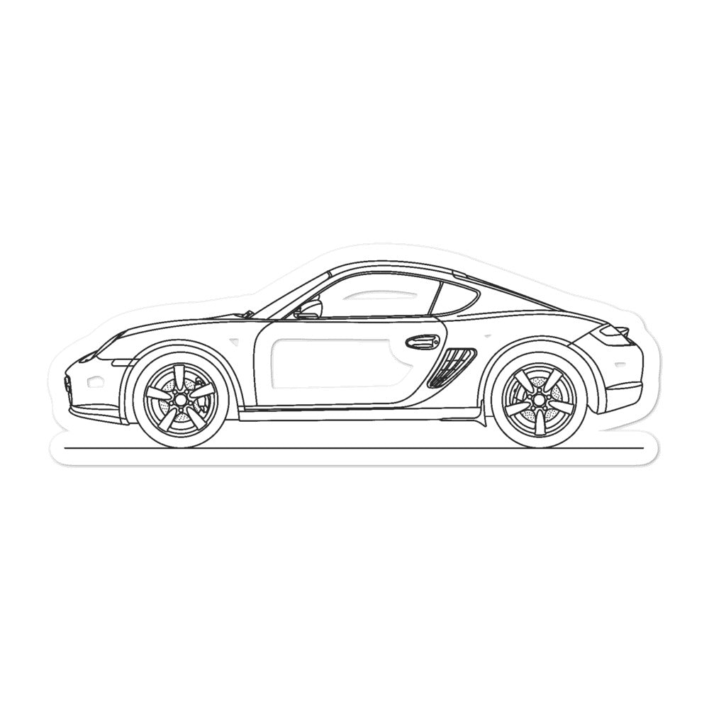Porsche Cayman S 987 Sticker