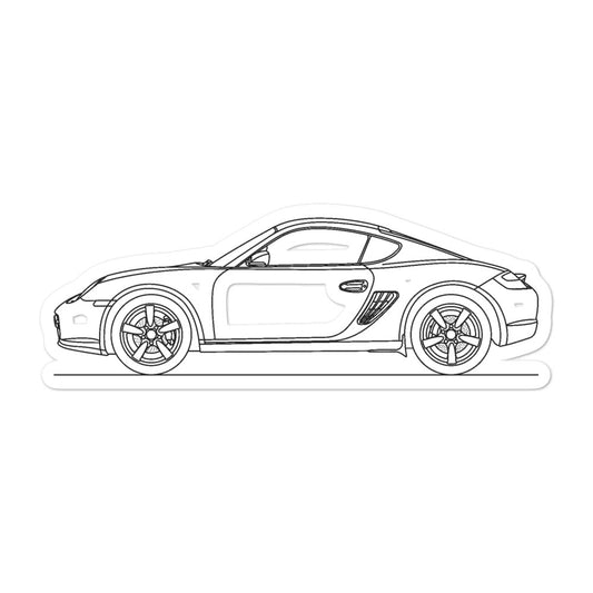 Porsche Cayman S 987 Sticker