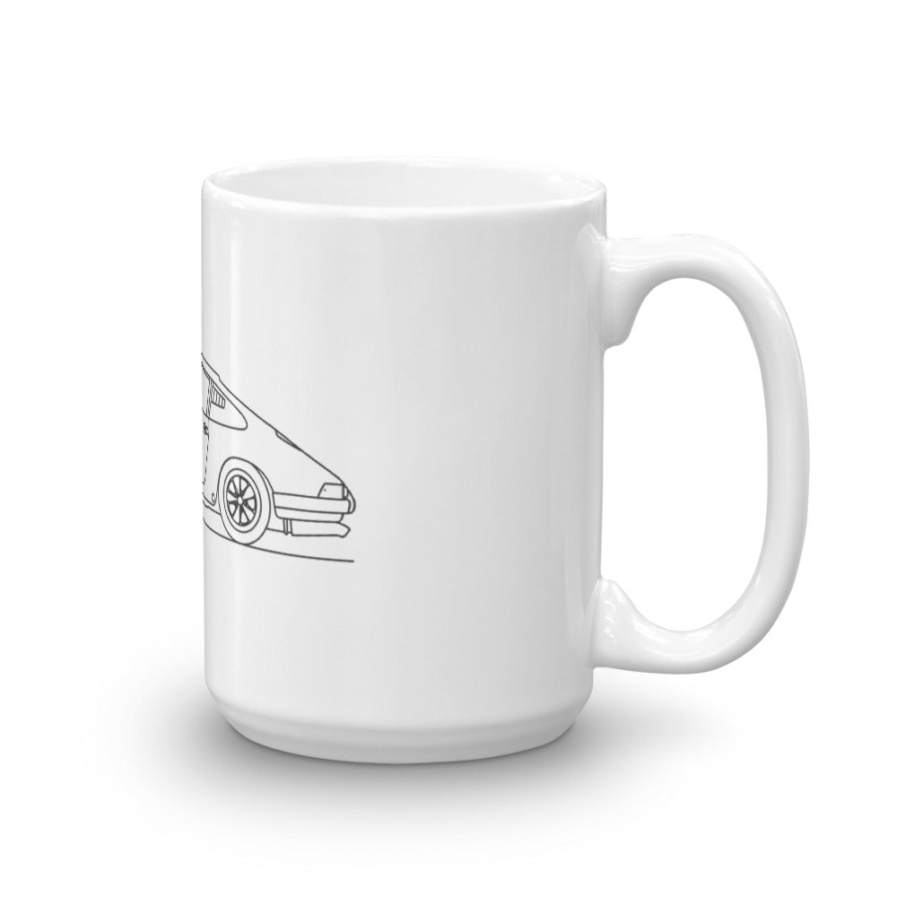 Porsche 911R classic mug with sleek design