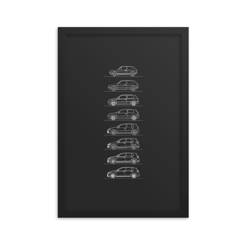 Volkswagen Golf GTI Evolution Poster
