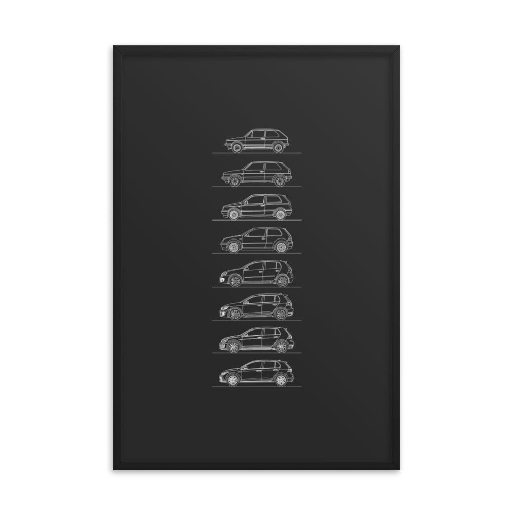 Volkswagen Golf GTI Evolution Poster