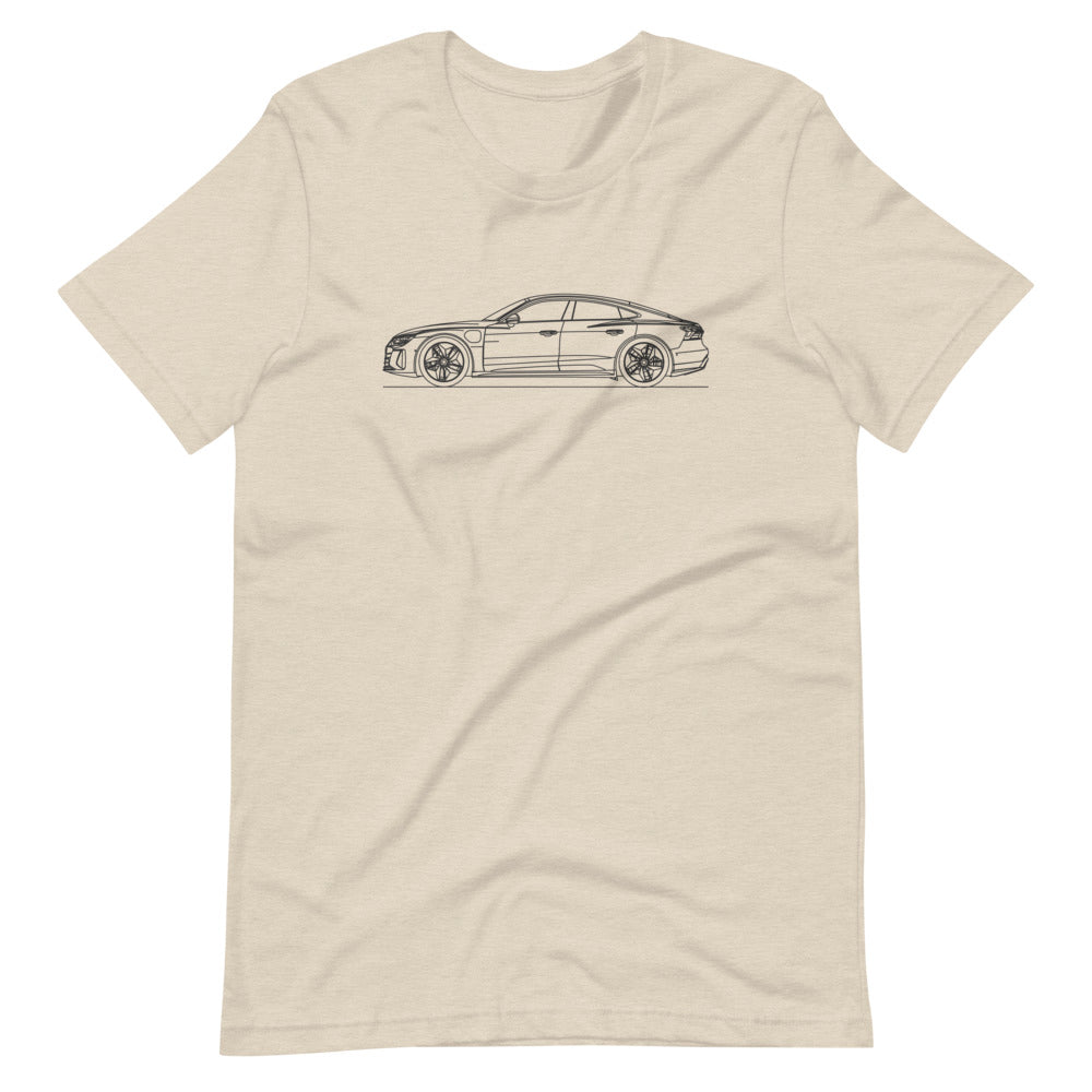 Audi e-tron GT RS silhouette t-shirt design