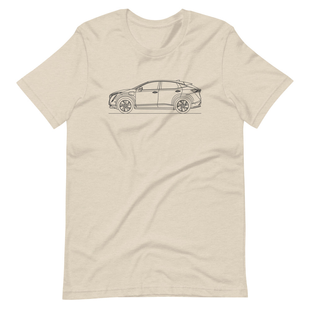 Unisex Nissan Ariya t-shirt in heather dust