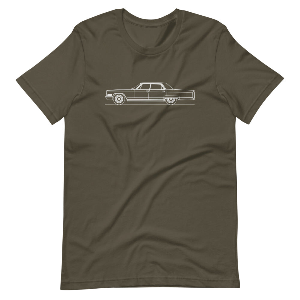 Unisex Cadillac Fleetwood T-shirt in army green