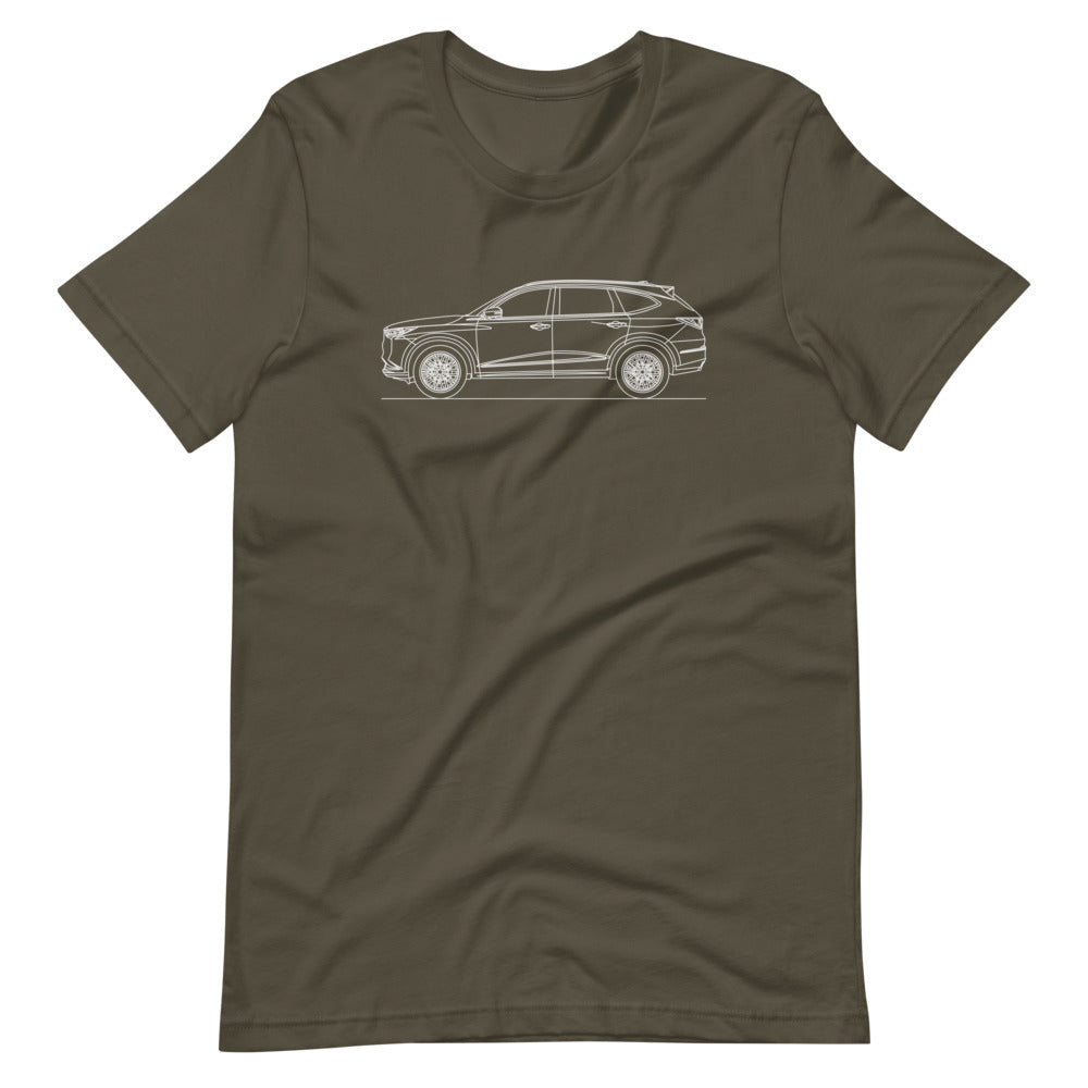Unisex staple t-shirt with Acura MDX design