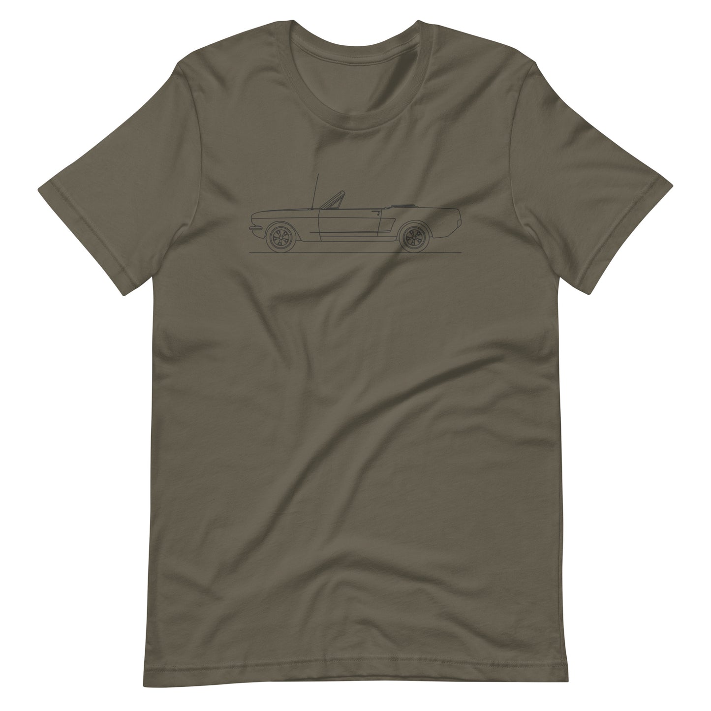 Red Ford Mustang GT Gen 1 t-shirt design